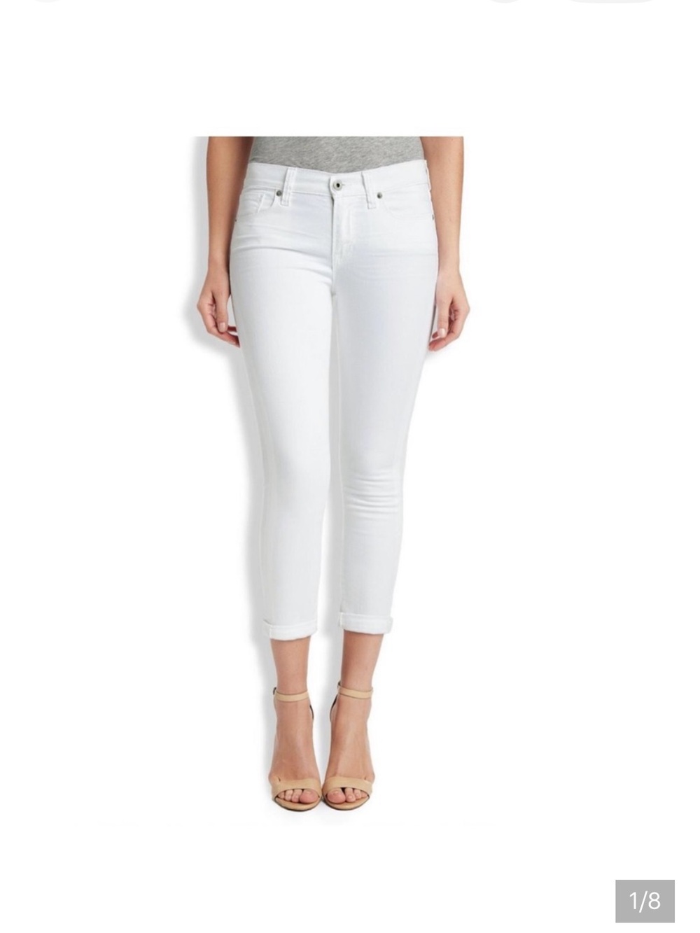 Lucky Brand White  room Crop Jeans 26/2